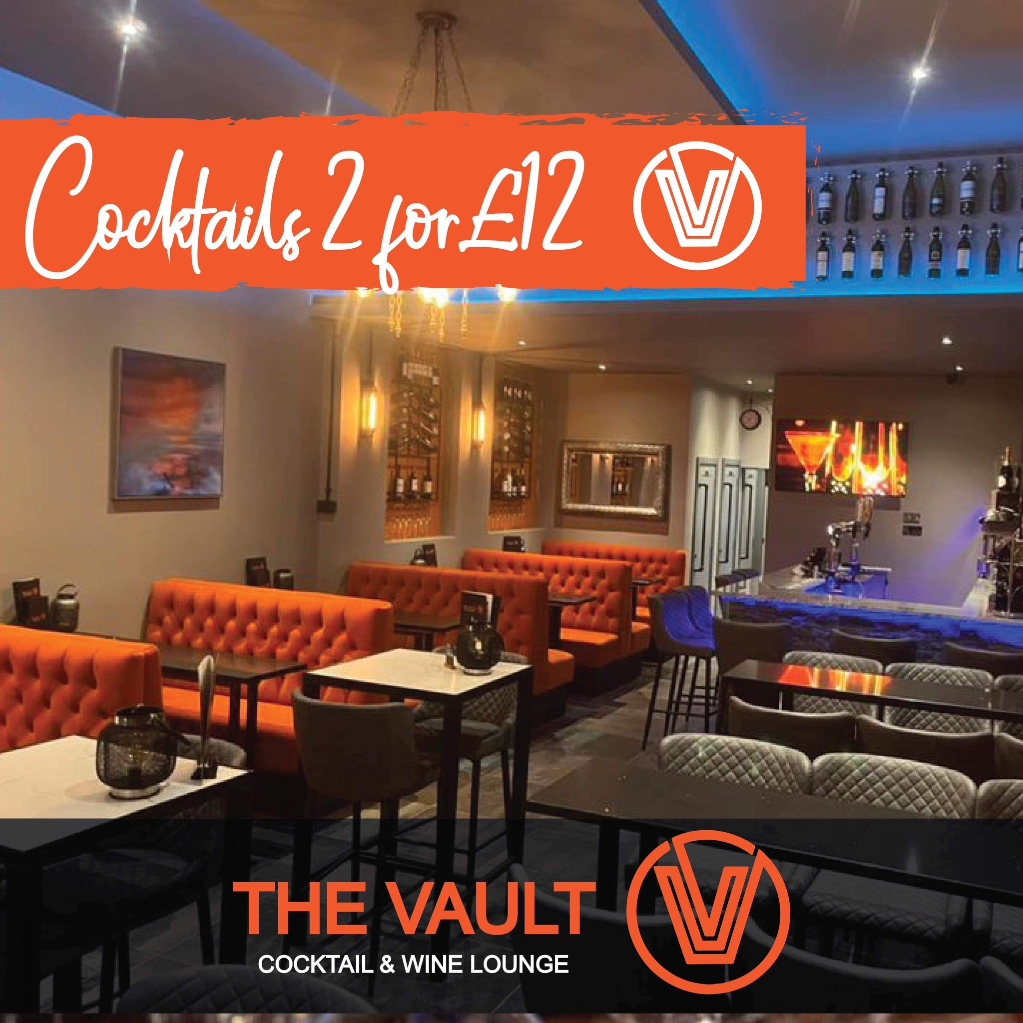 Cocktails 2 for £12